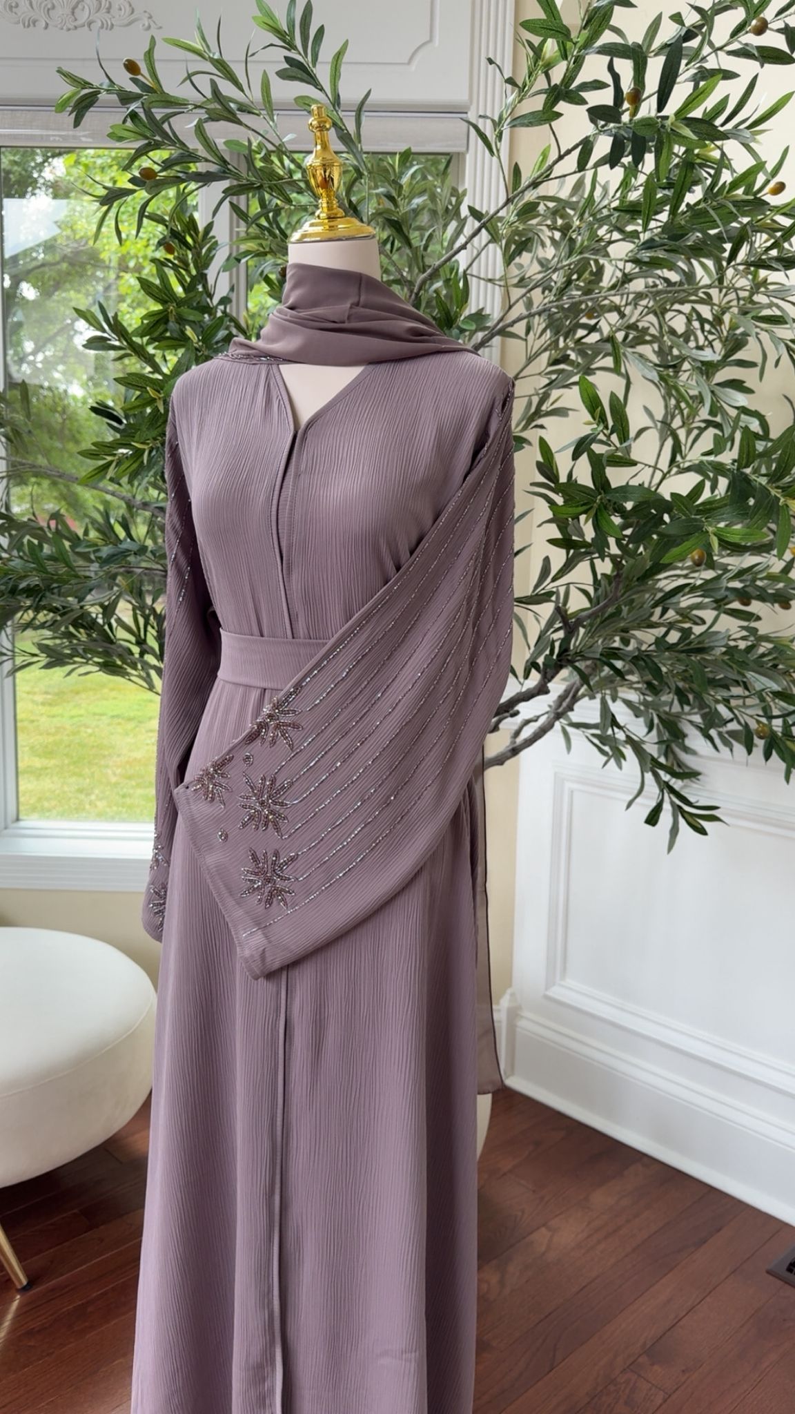 Lavender Luxe Abaya