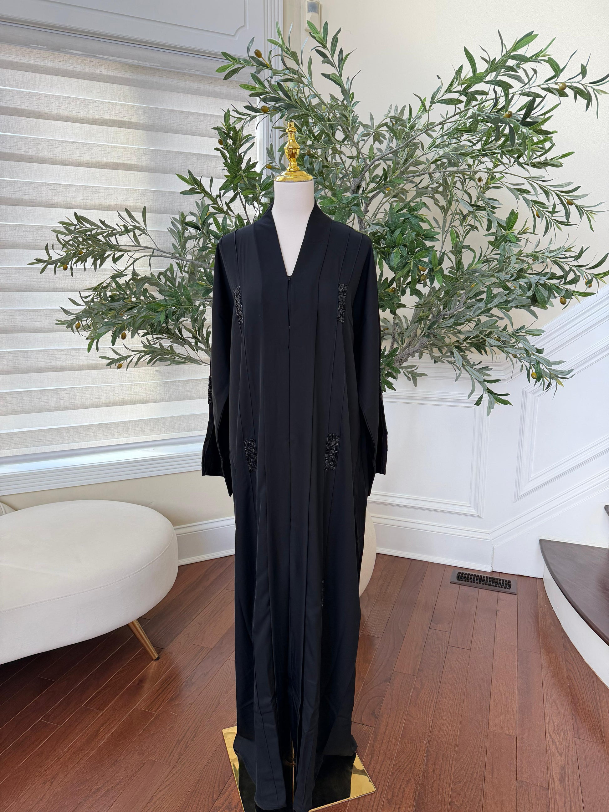 Ramadan Nights Elegance Black Abaya