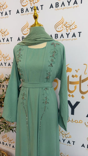 Charming Mint Abaya