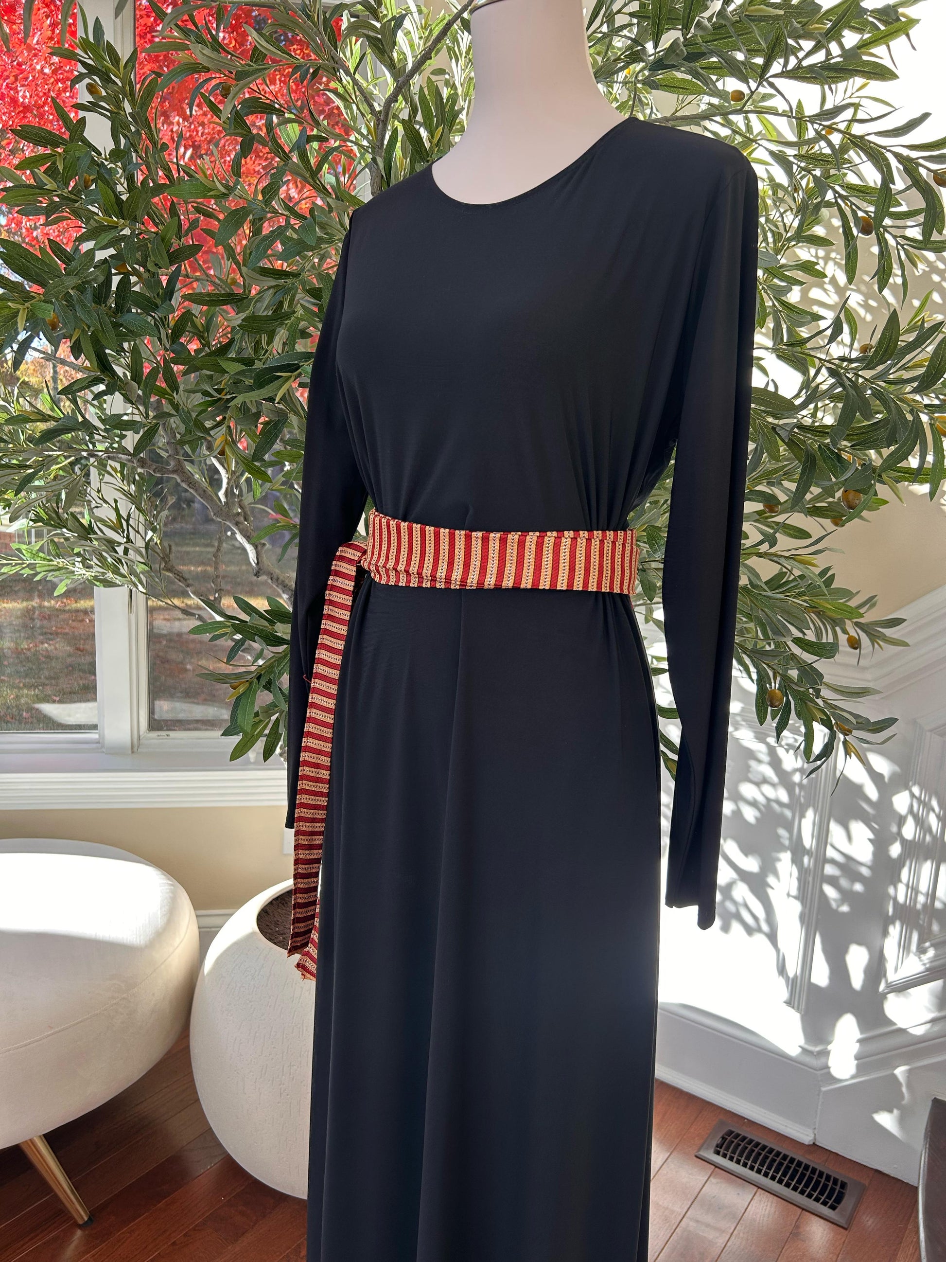 Gold & Red Siti Cashmere Belt