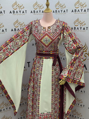 Royal Rose Embroidery Tatreez Thobe