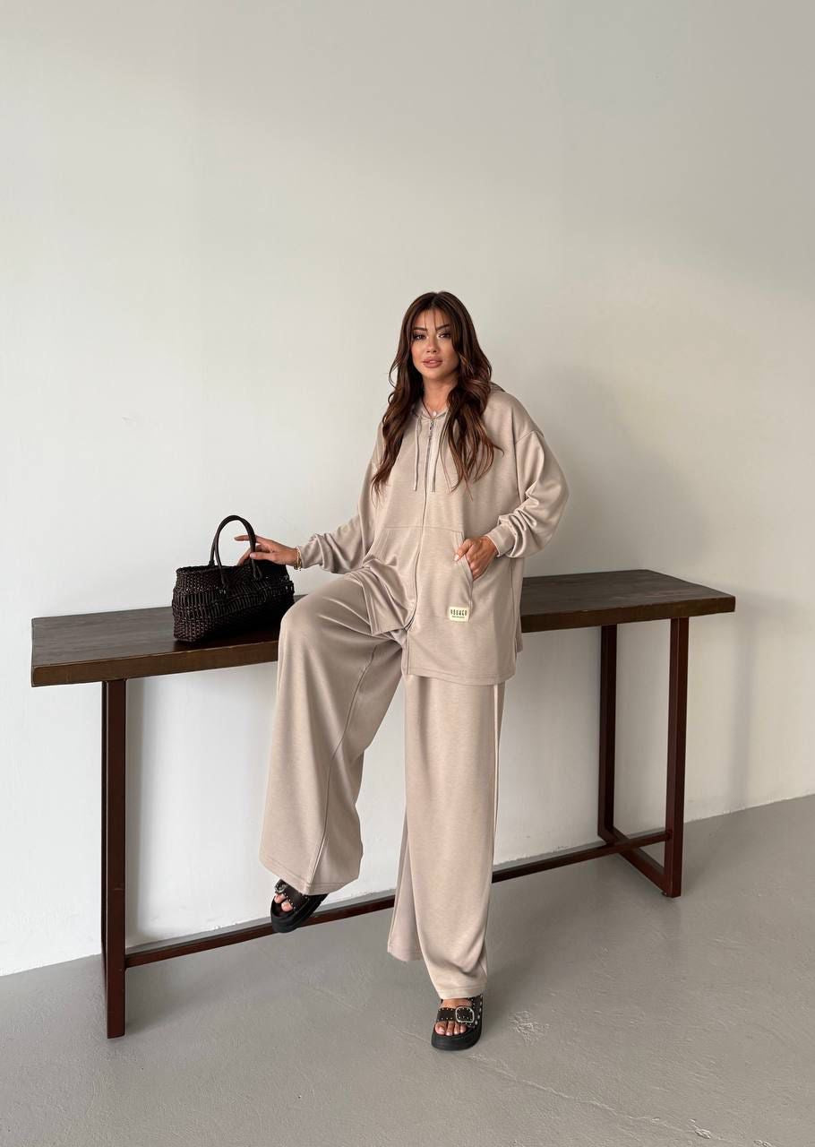 Elegant Two Piece Sweater Comfort Set