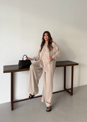 Elegant Two Piece Sweater Comfort Set