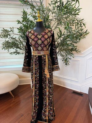 Beaded Stone Floral Elegance Thobe