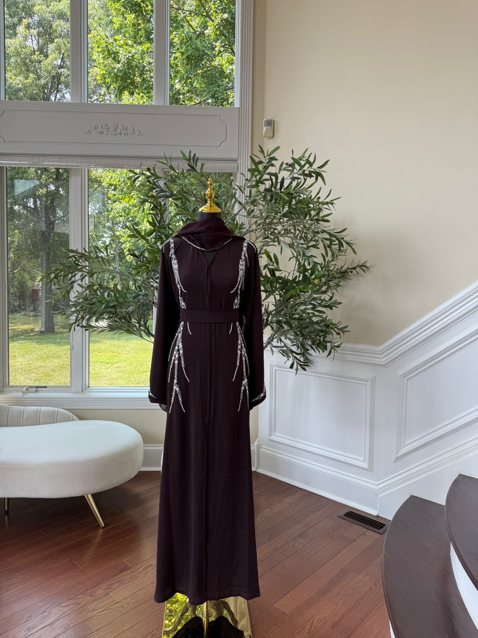 Purple Luxe Abaya