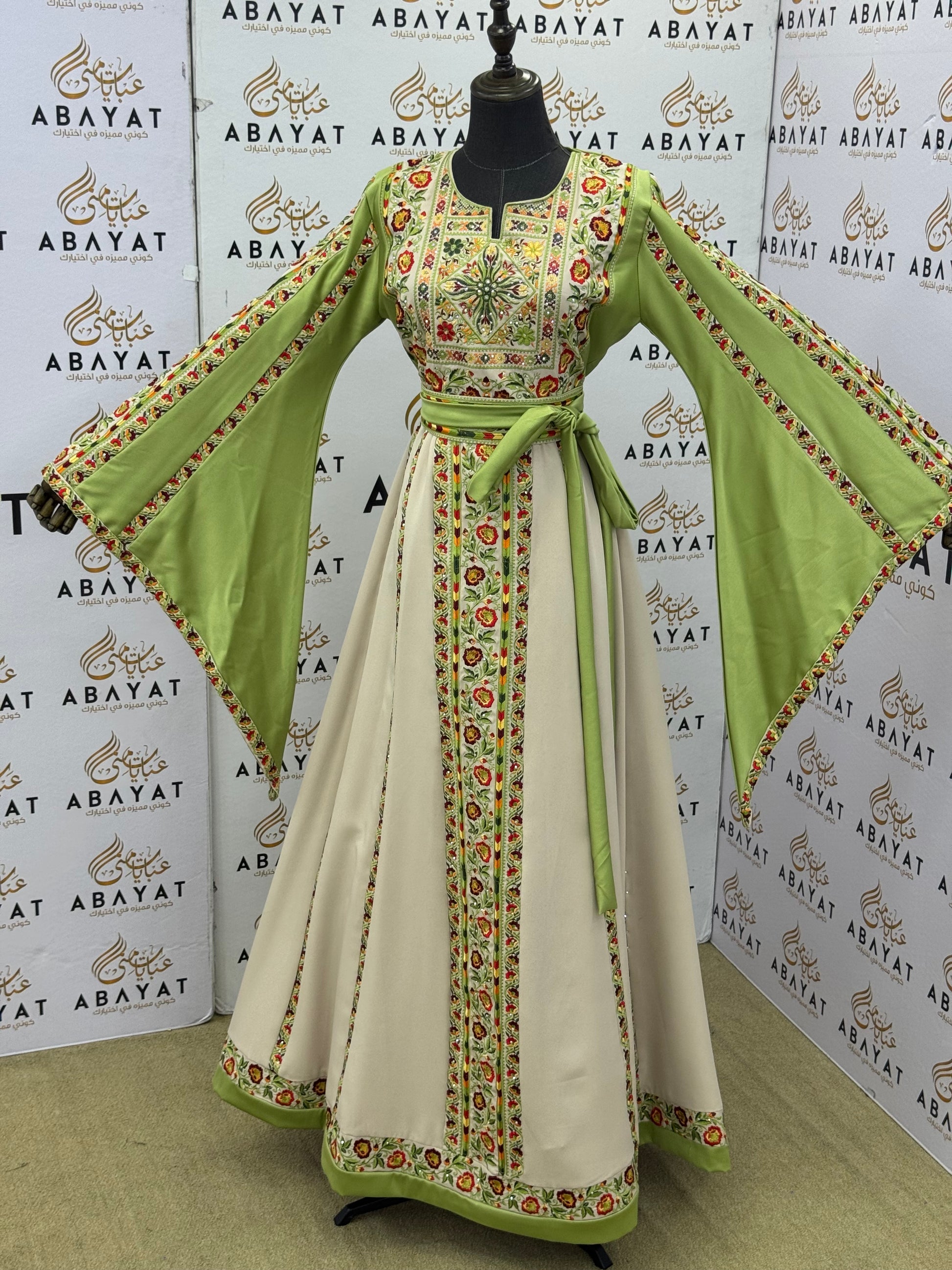 Olive Blossom Palestinian Embroidered Thob