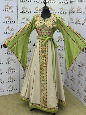 Olive Blossom Palestinian Embroidered Thob