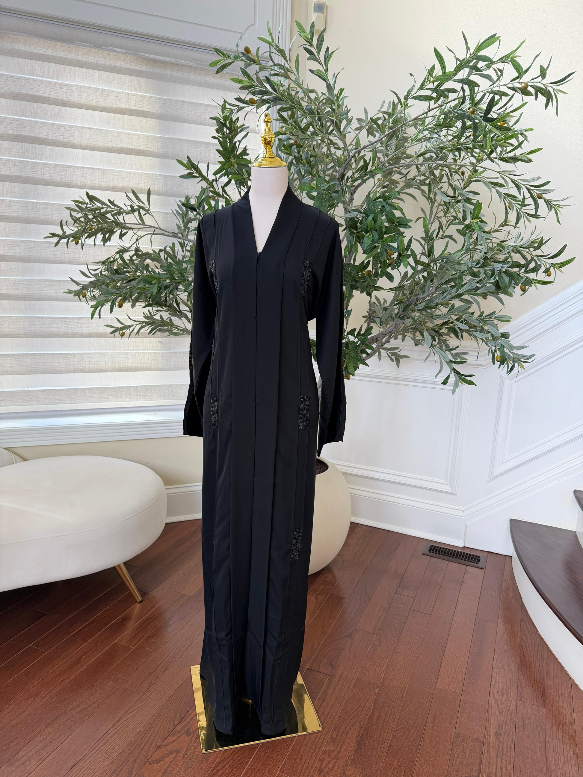 Ramadan Nights Elegance Black Abaya