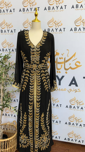 Elegant Black Kuftan