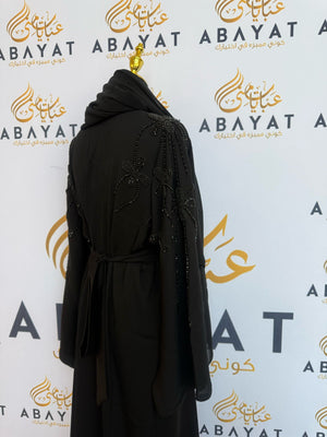 Black Beaded Abaya