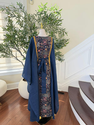 Celestial Blue Embroidery Dress
