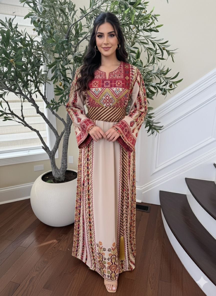 Traditional Touch: Embroidery Heritage Tatreez Thobe