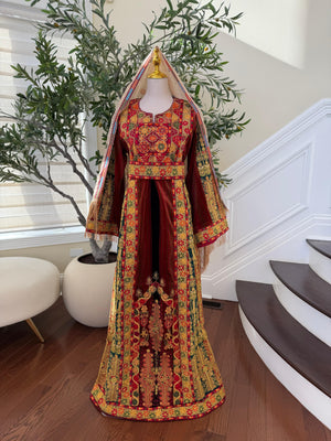 Embroidery Tatreez Jana W Nar Thobe