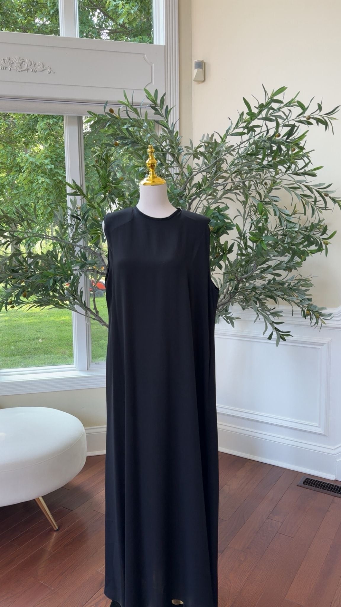 Black Diamond Open Luxe Abaya
