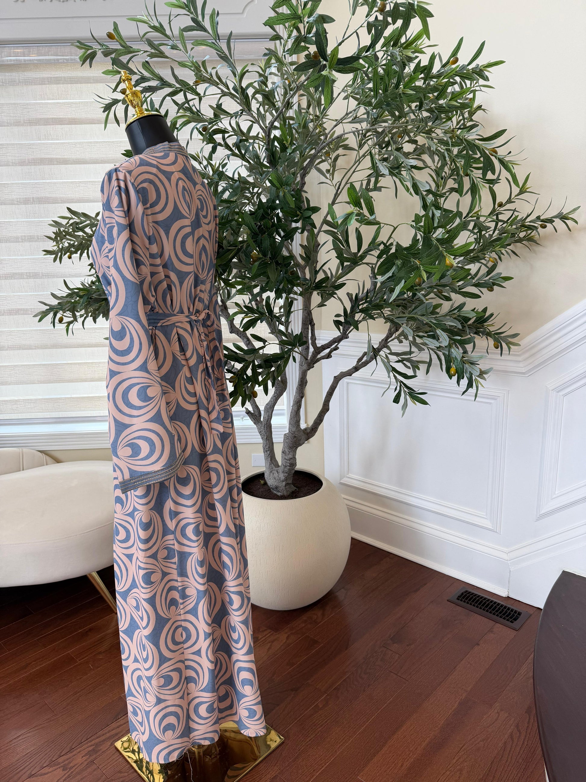 Blush Serenity Two Piece Abaya