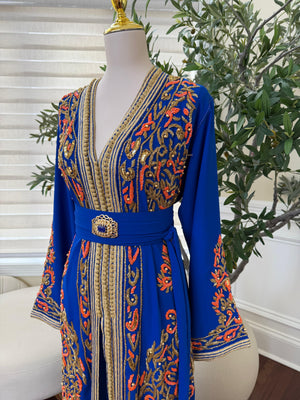 Royal Blue Majestic Kuftan