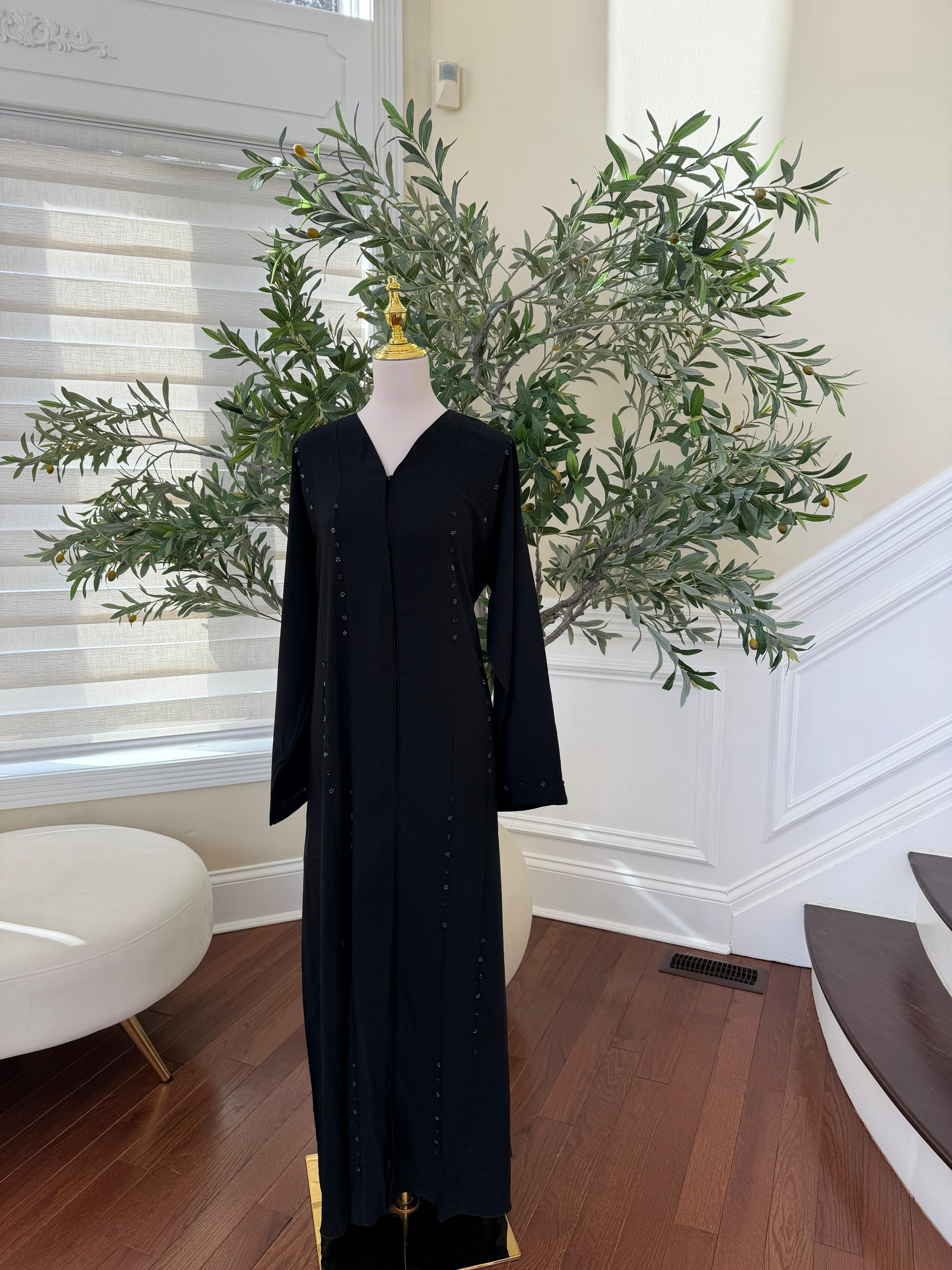 Signature Ramadan Black Abaya