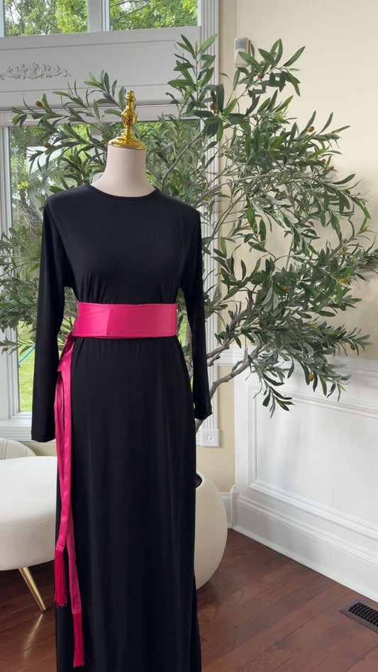 Pink Satin Belt