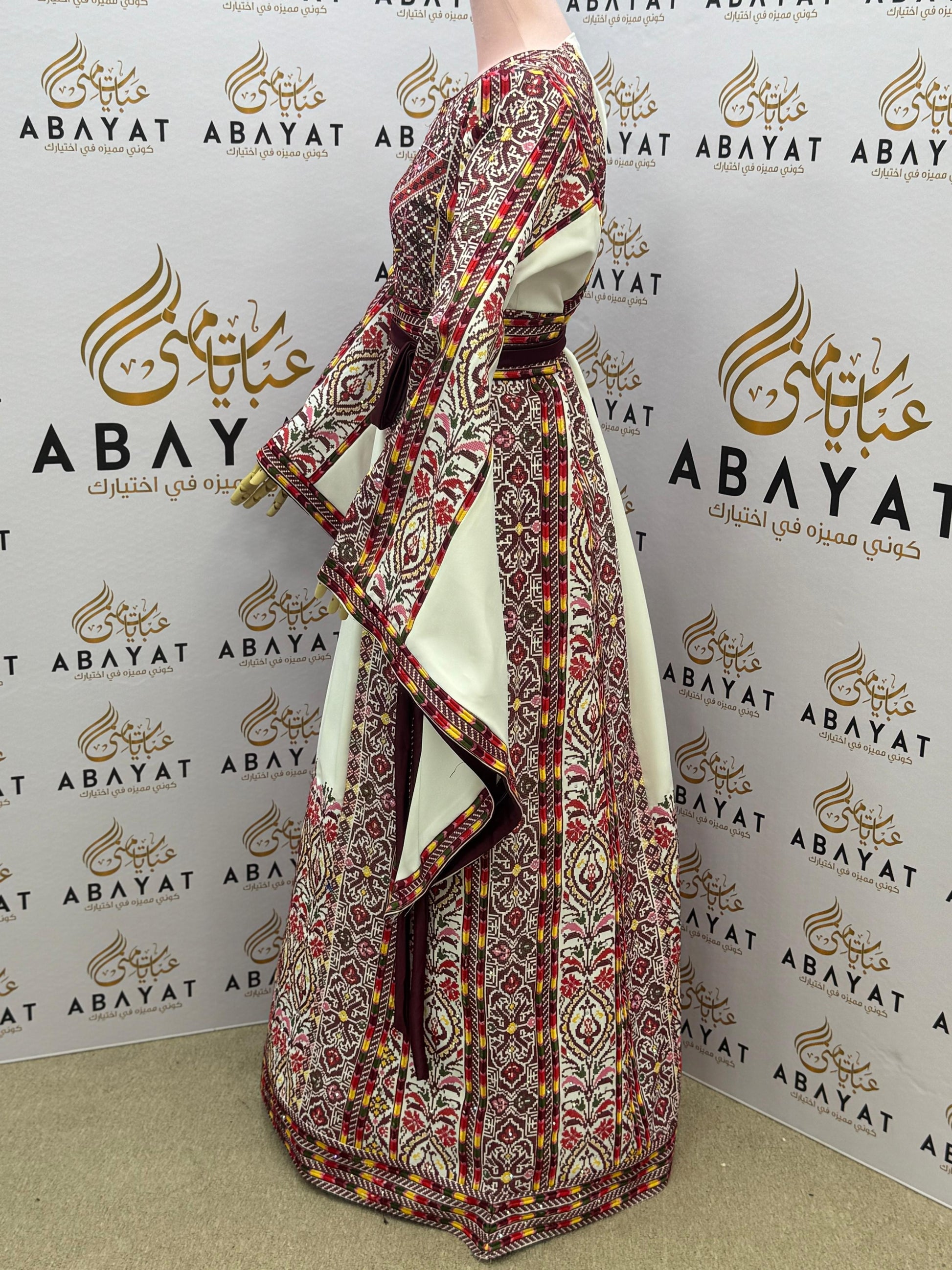 Royal Rose Embroidery Tatreez Thobe