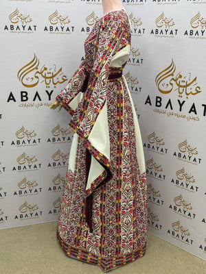 Royal Rose Embroidery Tatreez Thobe