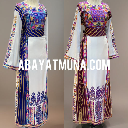Palestinian Embroidered Thobe #097