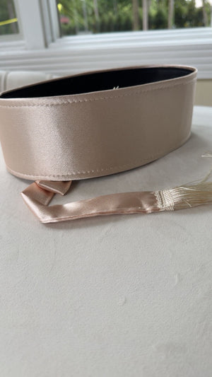 Cream Satin Belt