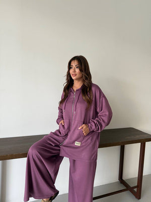 Elegant Two Piece Sweater Comfort Set