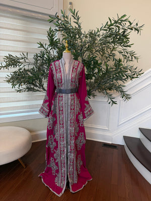 Royal Pink Silver Kuftan Essence