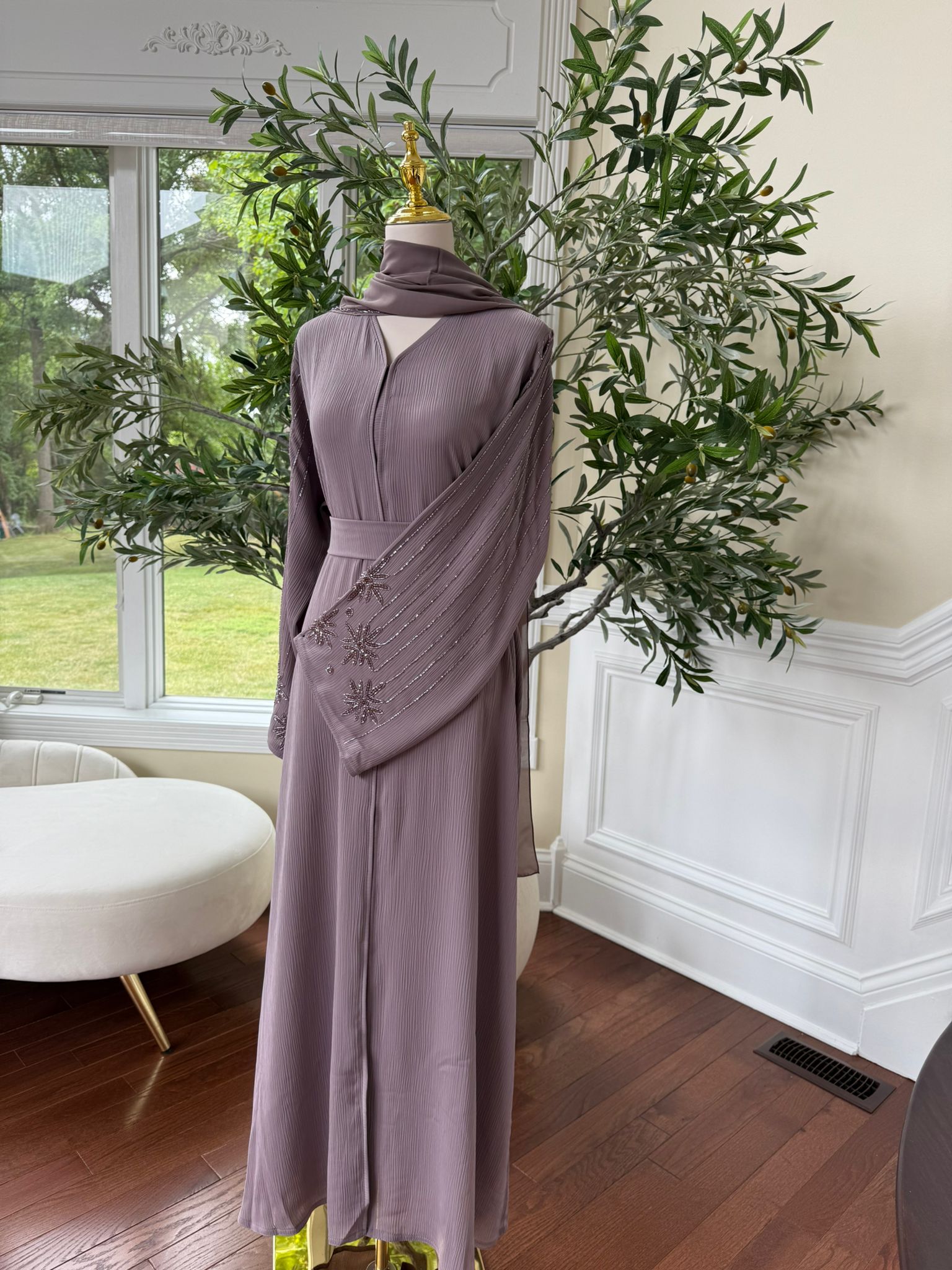 Lavender Luxe Abaya