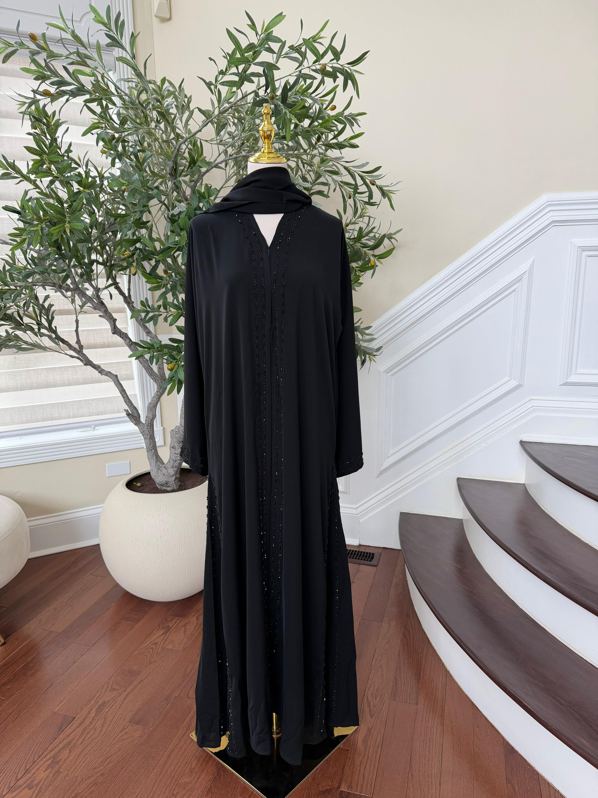 Black Pearl Serene Nights Abaya