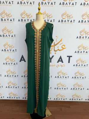 Golden Green Kuftan