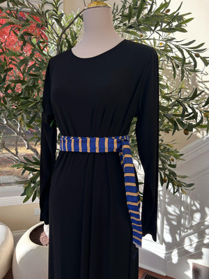 Blue/ Gold Cashmere Siti Belt
