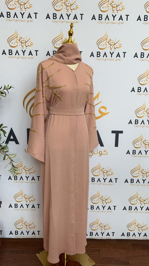 Elegant Pink Abaya