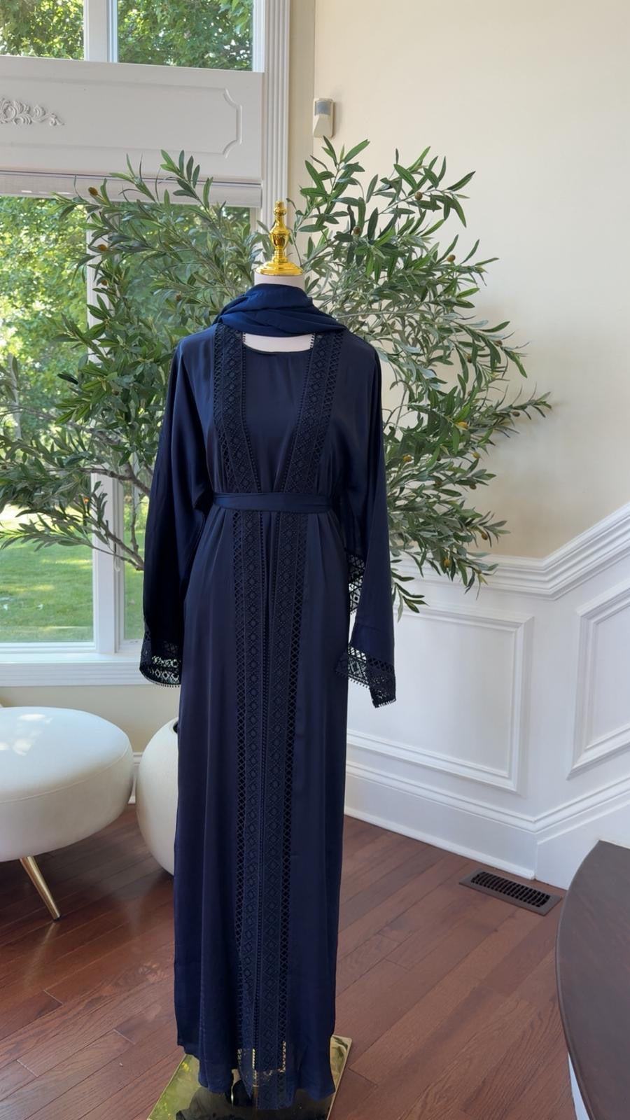 Blue Serenity Twilight Abaya