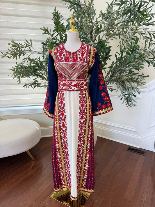 Elegant Itamin Palestinian Thobe 2333