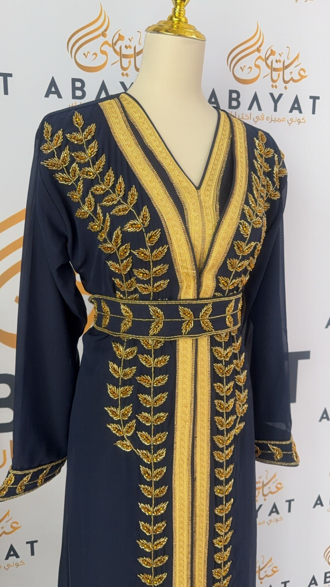 Navy Luxury Kuftan