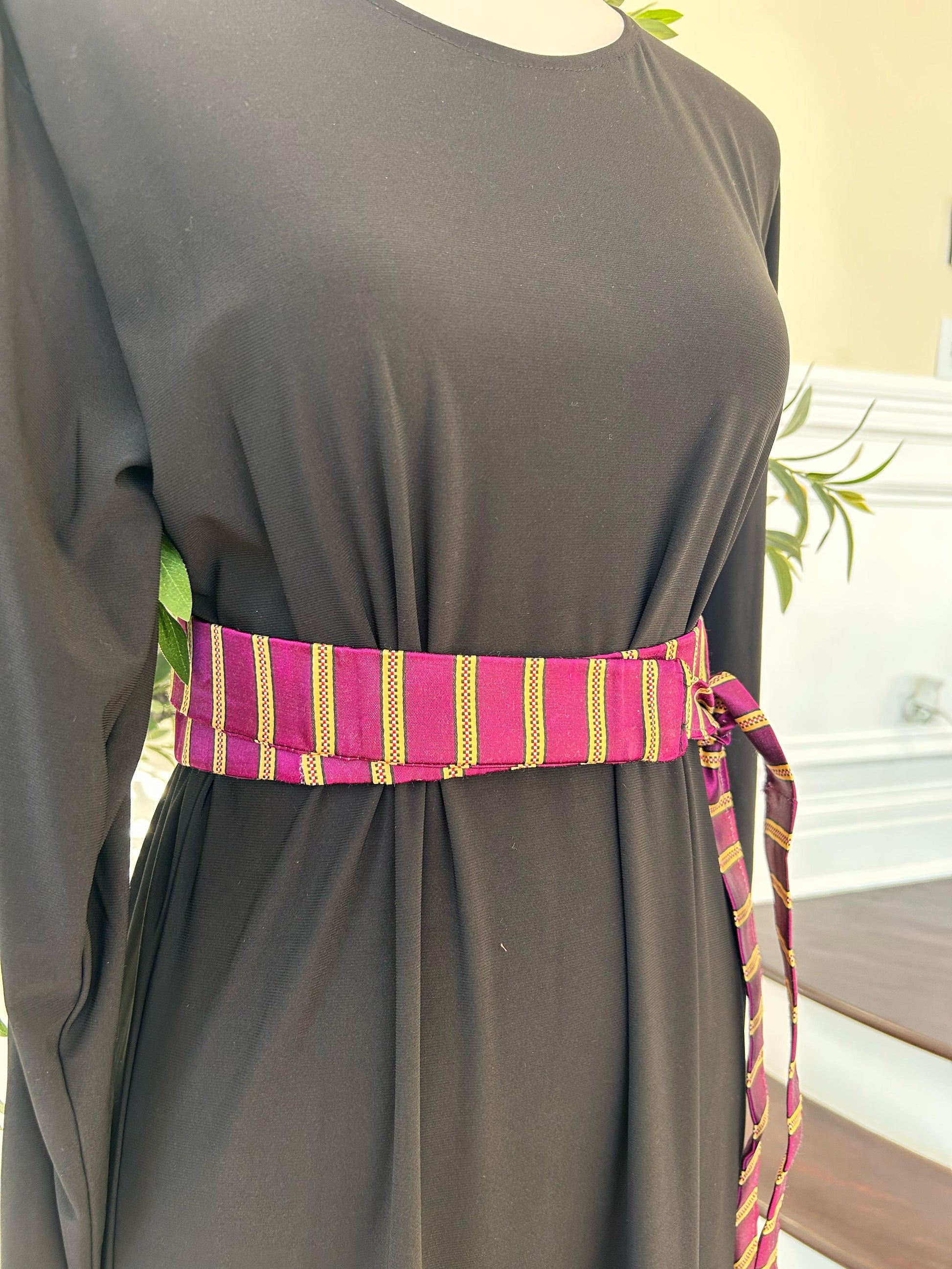 Purple/ Gold Cashmere Siti Belt