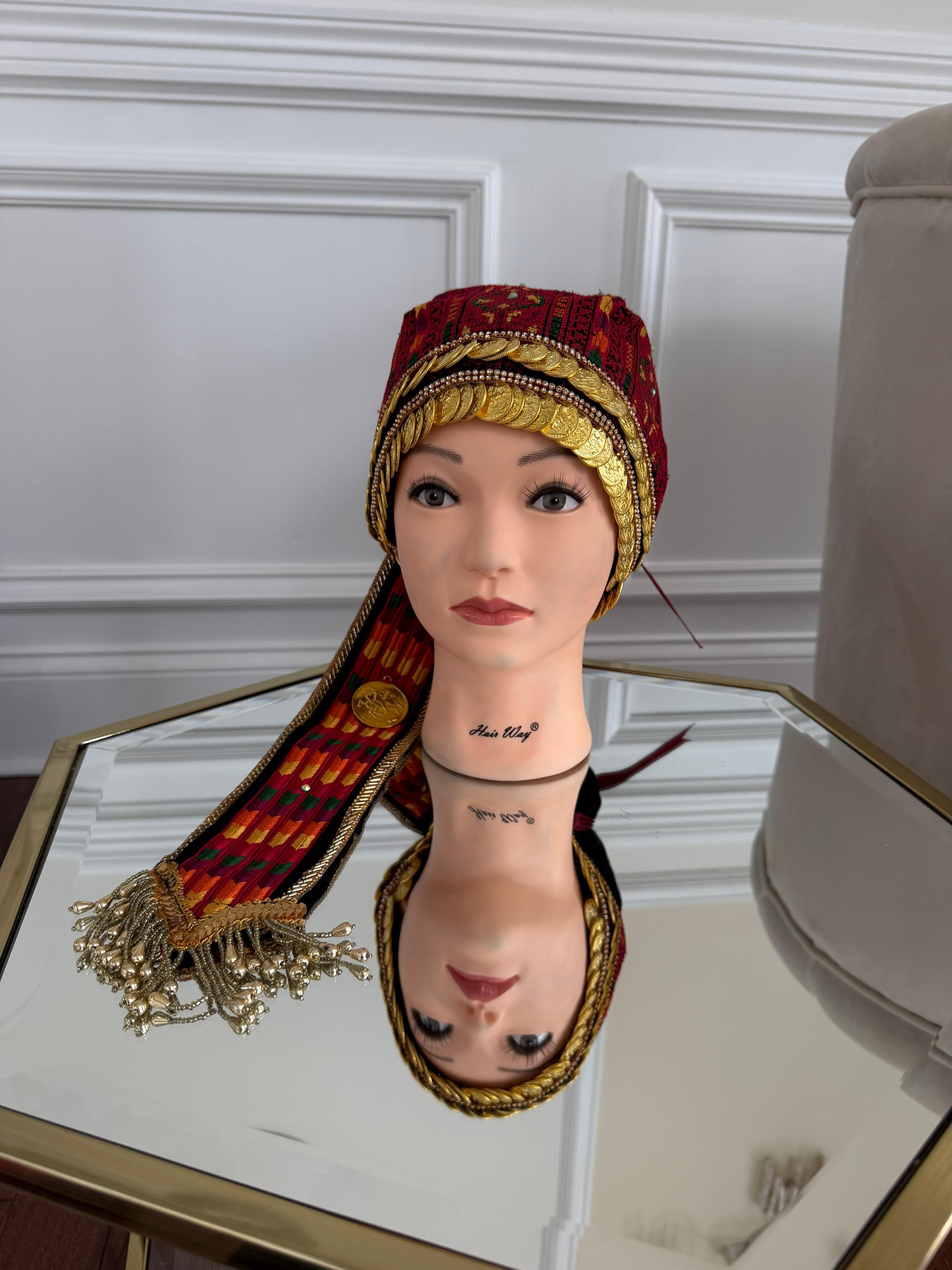 Traditional Tatreez Coin Head Piece
