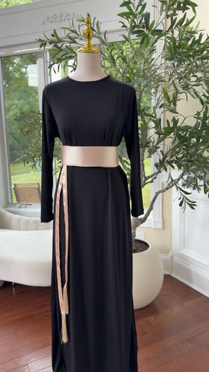 Cream Satin Belt
