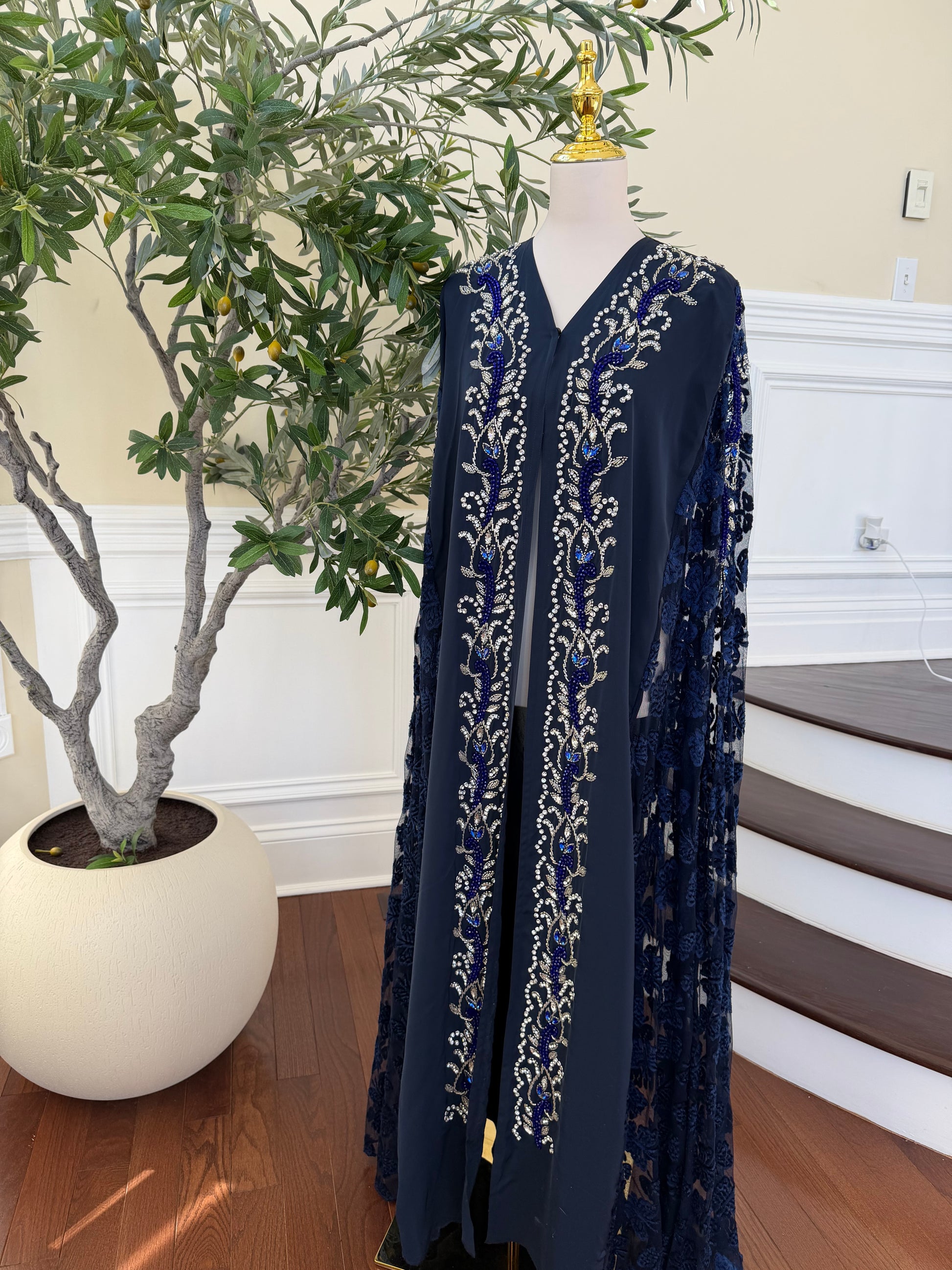 Beautiful Abaya blue 9198474