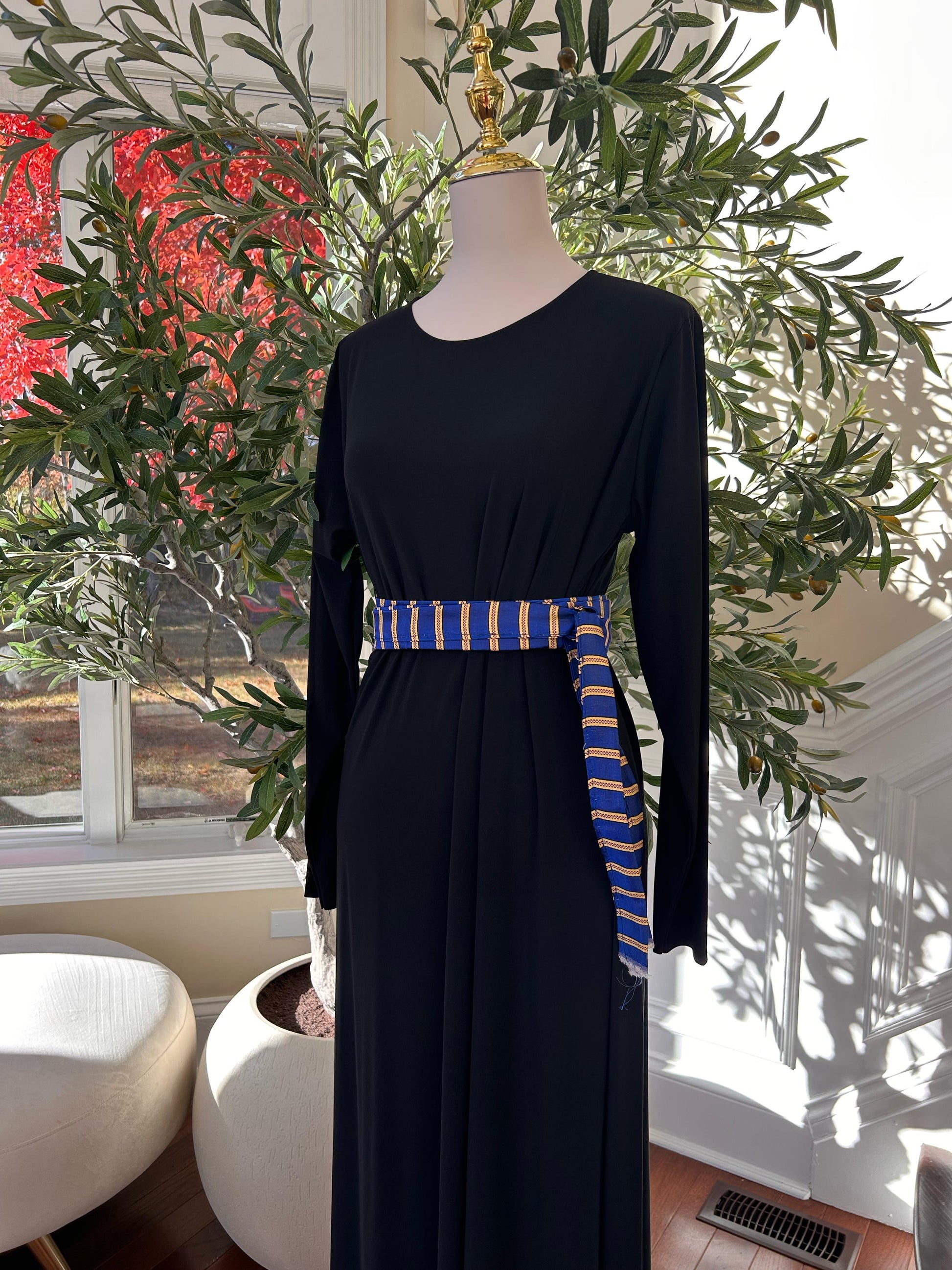 Blue/ Gold Cashmere Siti Belt