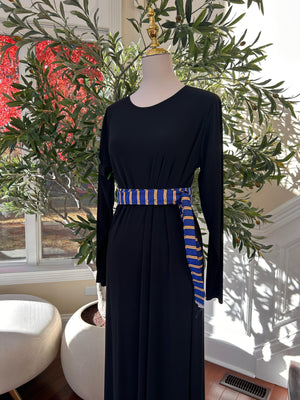 Blue/ Gold Cashmere Siti Belt