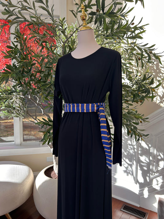 Blue/ Gold Cashmere Siti Belt