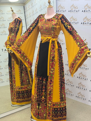 Henna Night Golden Elegance Thobe