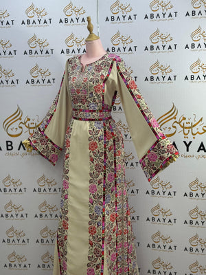 Floral Glamour Tatreez Thobe