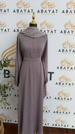Lavender Charm Elegance Abaya