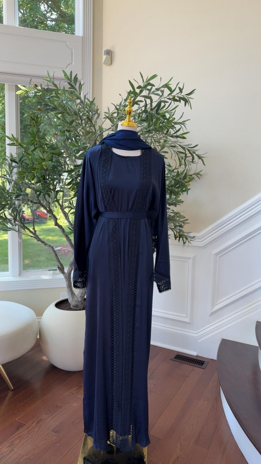Blue Serenity Twilight Abaya