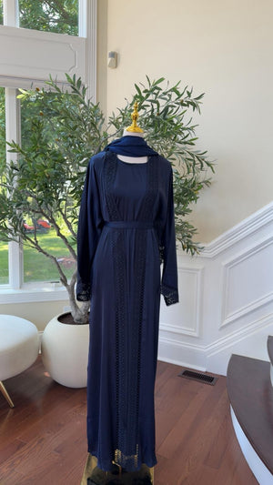 Blue Serenity Twilight Abaya