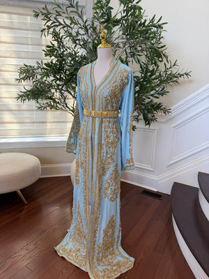 Baby Blue Royale Elegance Kuftan
