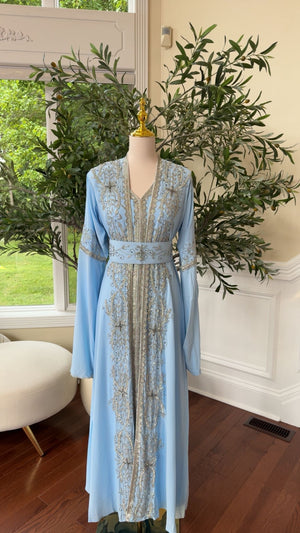 Blue Royale Serenity Luxe Kuftan